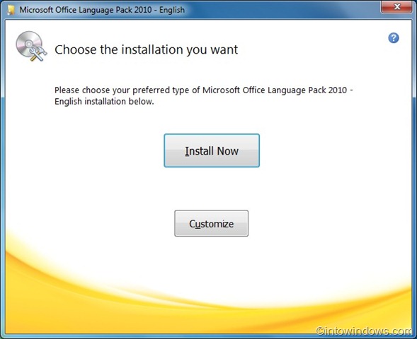Microsoft Office Language Pack